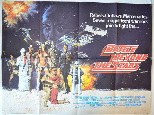 Battle Beyond The Stars Original British Quad Poster - Movie Poster