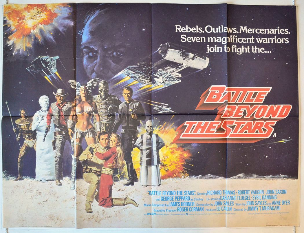 Battle Beyond The Stars Original British Quad Poster - Movie Poster