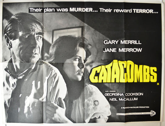 Catacombs   (a.k.a. The Woman Who Wouldn't Die)  Original British Quad Poster - Movie Poster