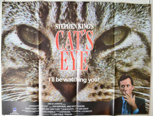 Stephen King's : Cat's Eye Original British Quad Poster - Movie Poster