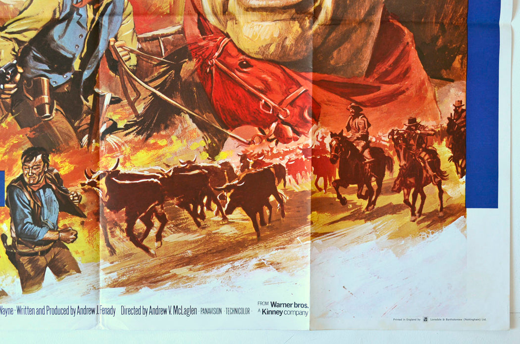 “Chisum”   Original British Quad Poster - Movie Poster