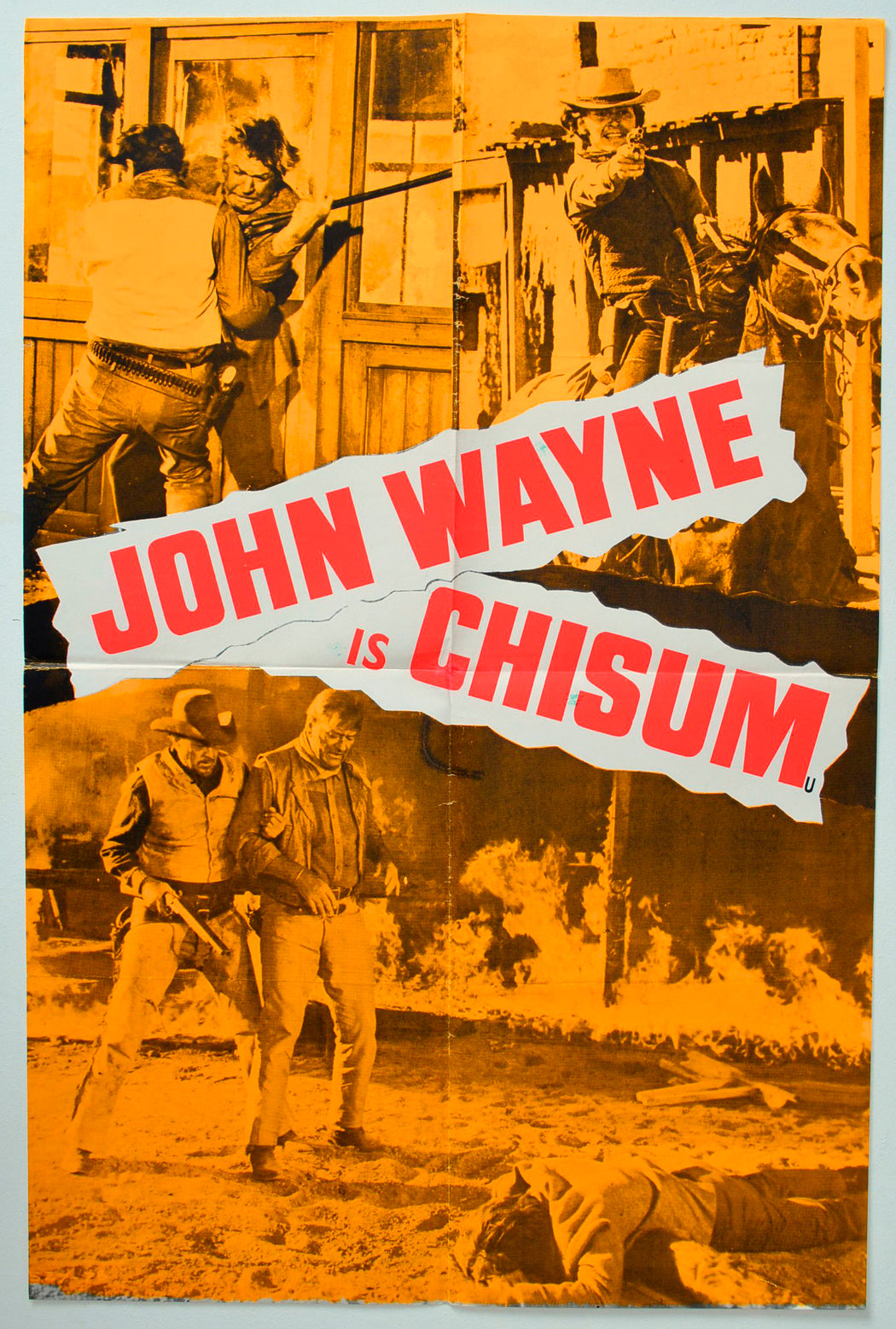 Chisum Original Double Crown Poster - Movie Poster