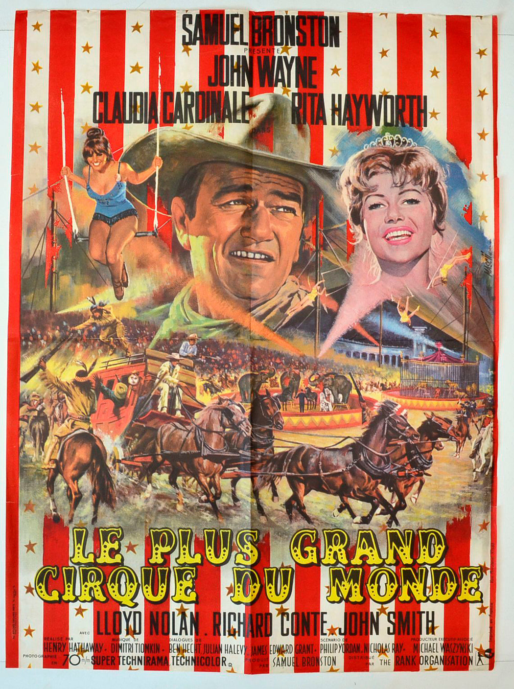 Circus World   (Original French Moyenne Cinema Poster)  Original French Poster - Movie Poster