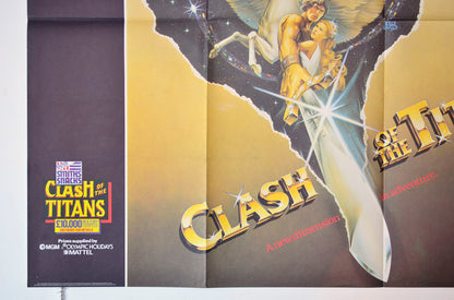 “The Clash Of The Titans”   Original British Quad Poster - Movie Poster