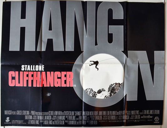 Cliffhanger Original British Quad Poster - Movie Poster