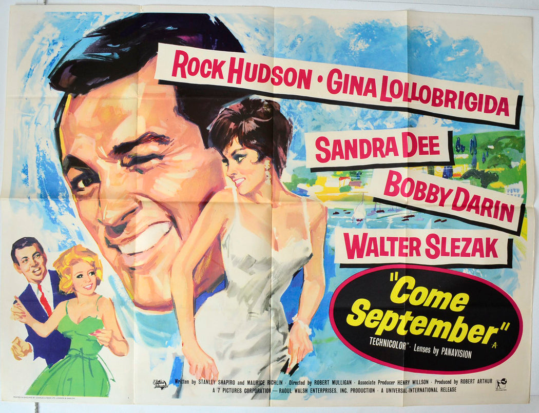 “Come September” Original British Quad Poster - Movie Poster – pastposters