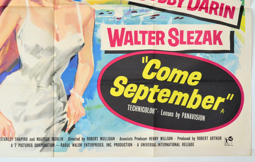 “Come September”   Original British Quad Poster - Movie Poster