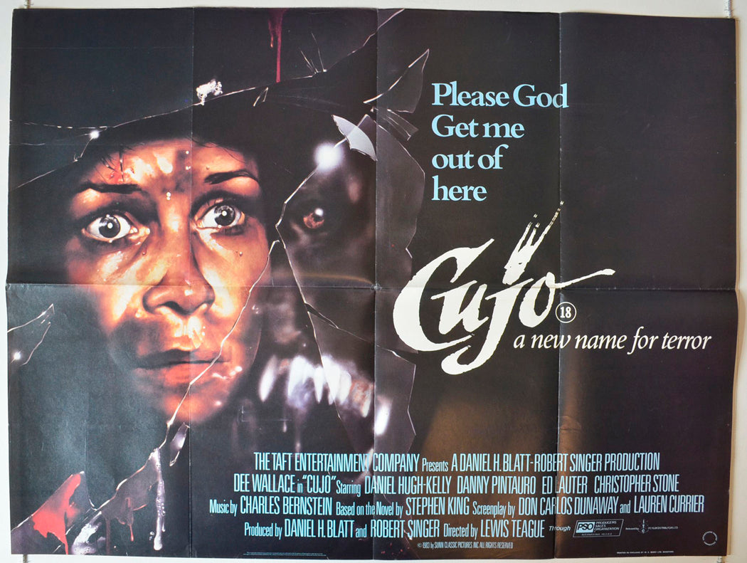 Cujo Original British Quad Poster - Movie Poster