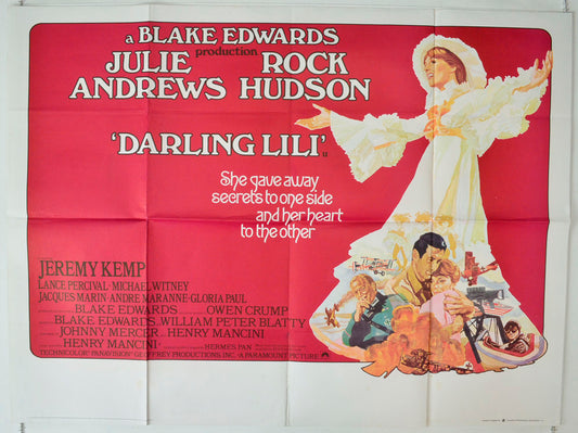 Darling Lili Original British Quad Poster - Movie Poster