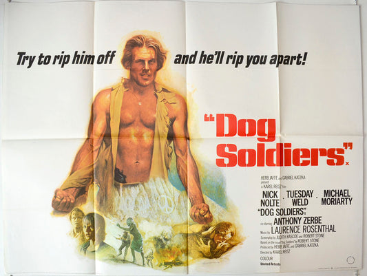 Dog Soldiers   (a.k.a. Who'll Stop The Rain)  Original British Quad Poster - Movie Poster