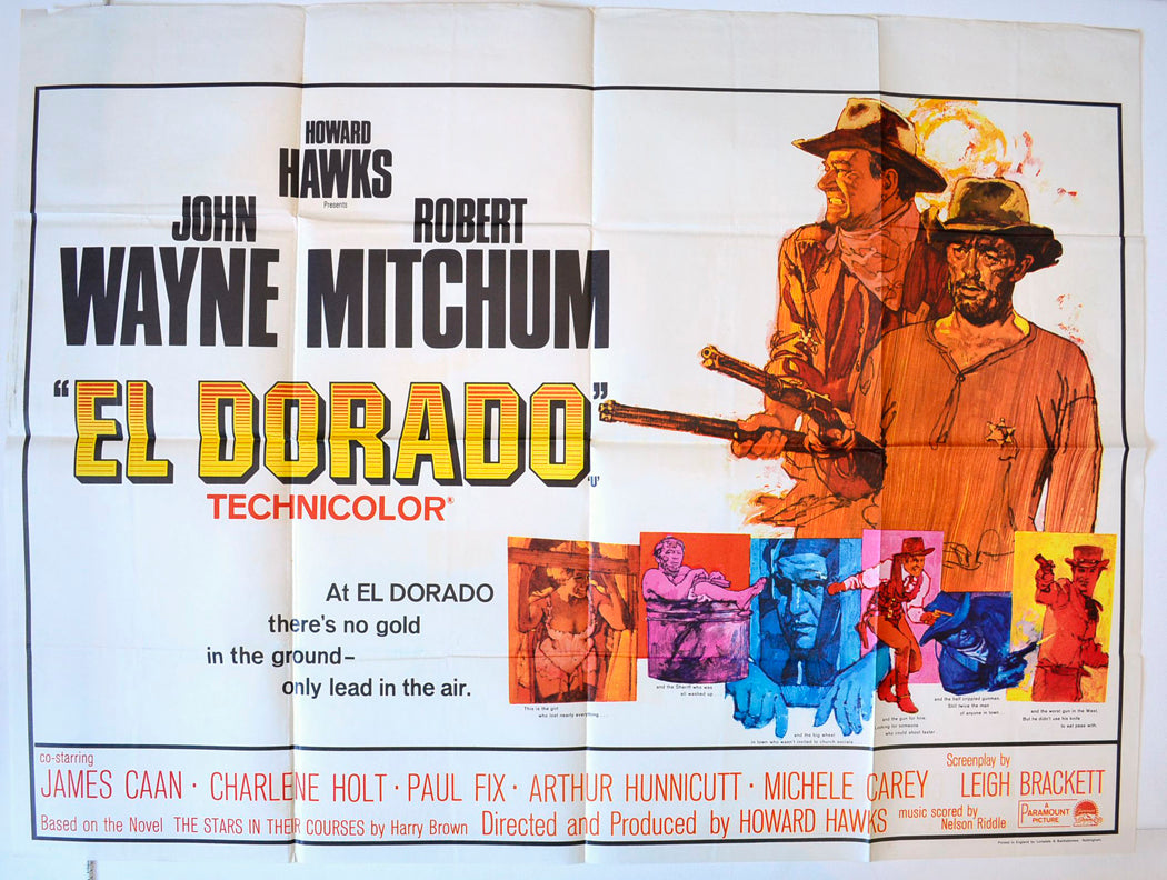 El Dorado   Original British Quad Poster - Movie Poster