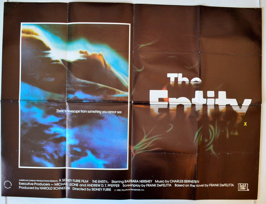 The Entity Original British Quad Poster - Movie Poster