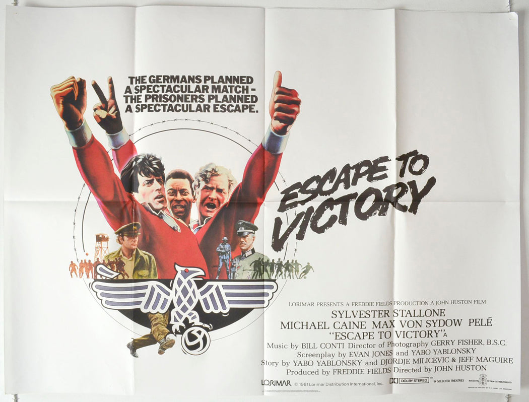 Escape To Victory Original British Quad Poster - Movie Poster