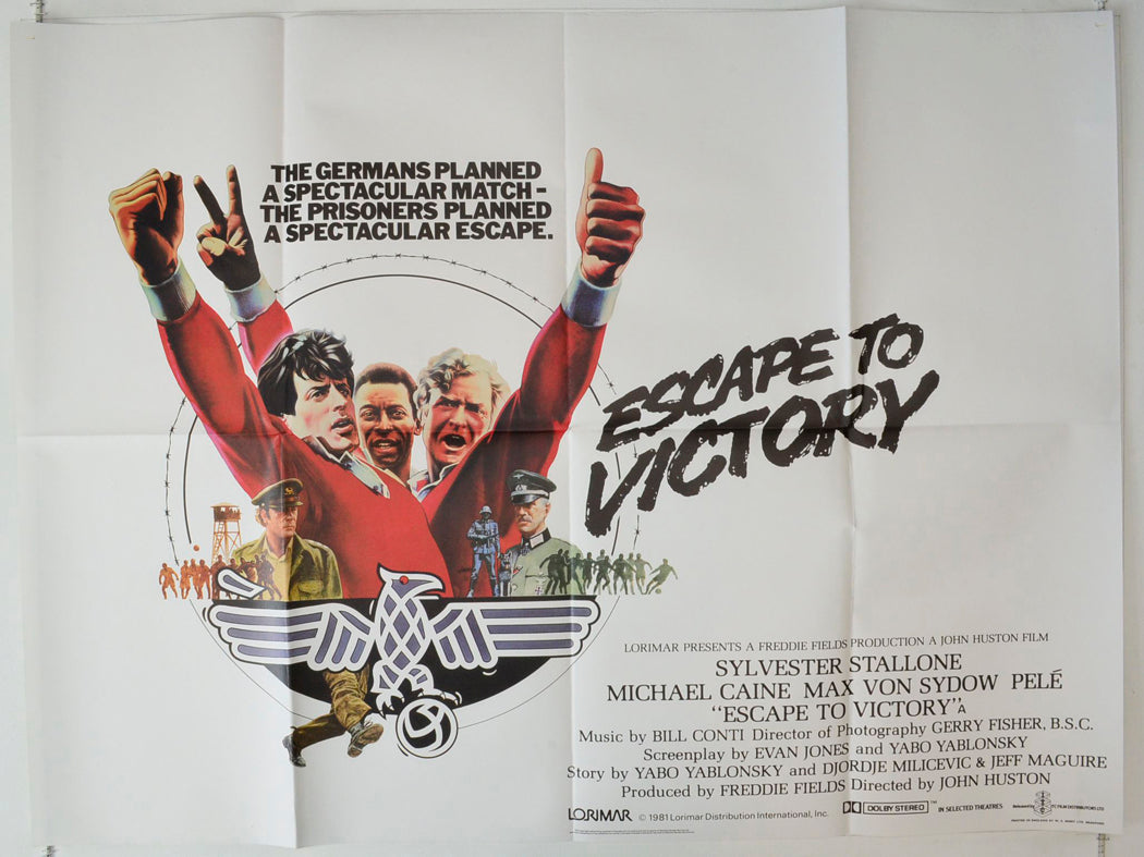 Escape To Victory Original British Quad Poster - Movie Poster