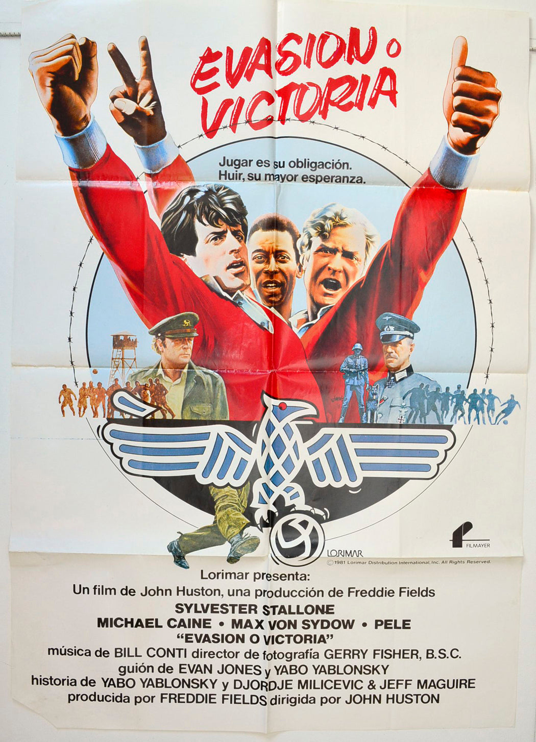 Escape To Victory Original Spanish Poster - Movie Poster