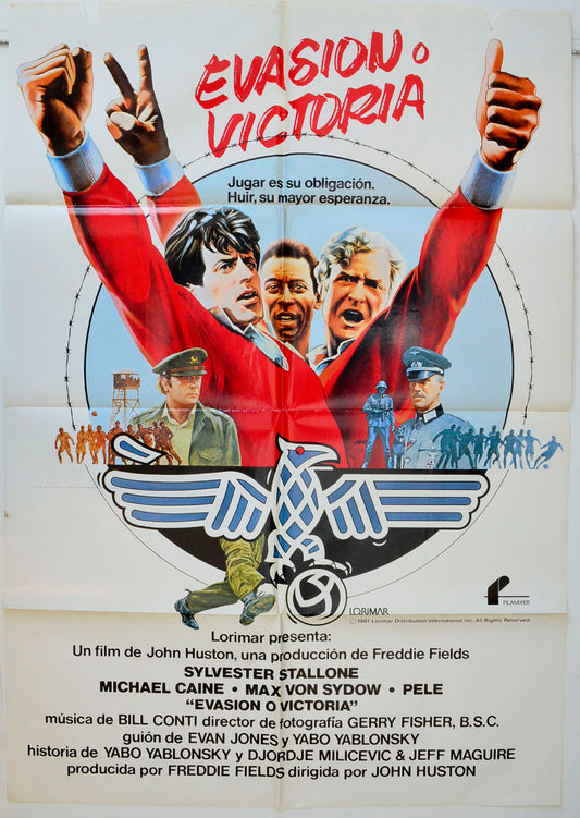 Escape To Victory Original Spanish Poster - Movie Poster