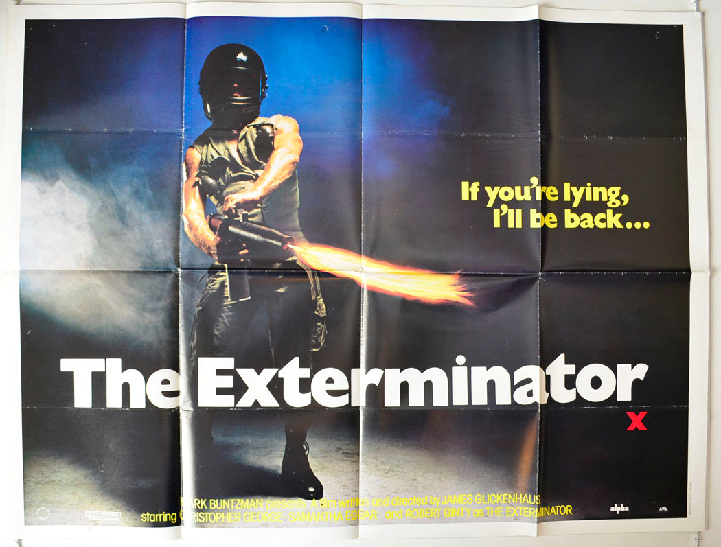 The Exterminator Original British Quad Poster - Movie Poster