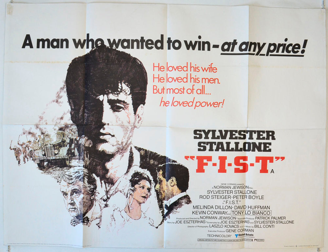 F.I.S.T. Original British Quad Poster - Movie Poster