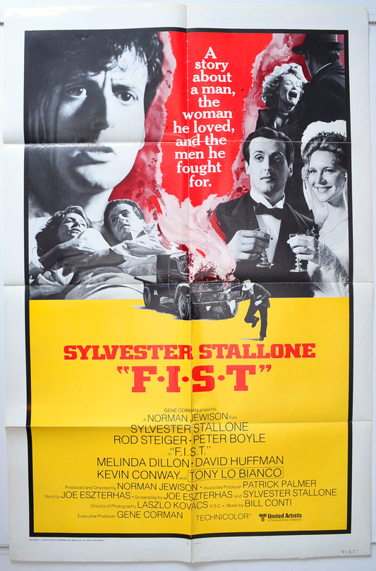 F.I.S.T. Original One Sheet Poster - Movie Poster