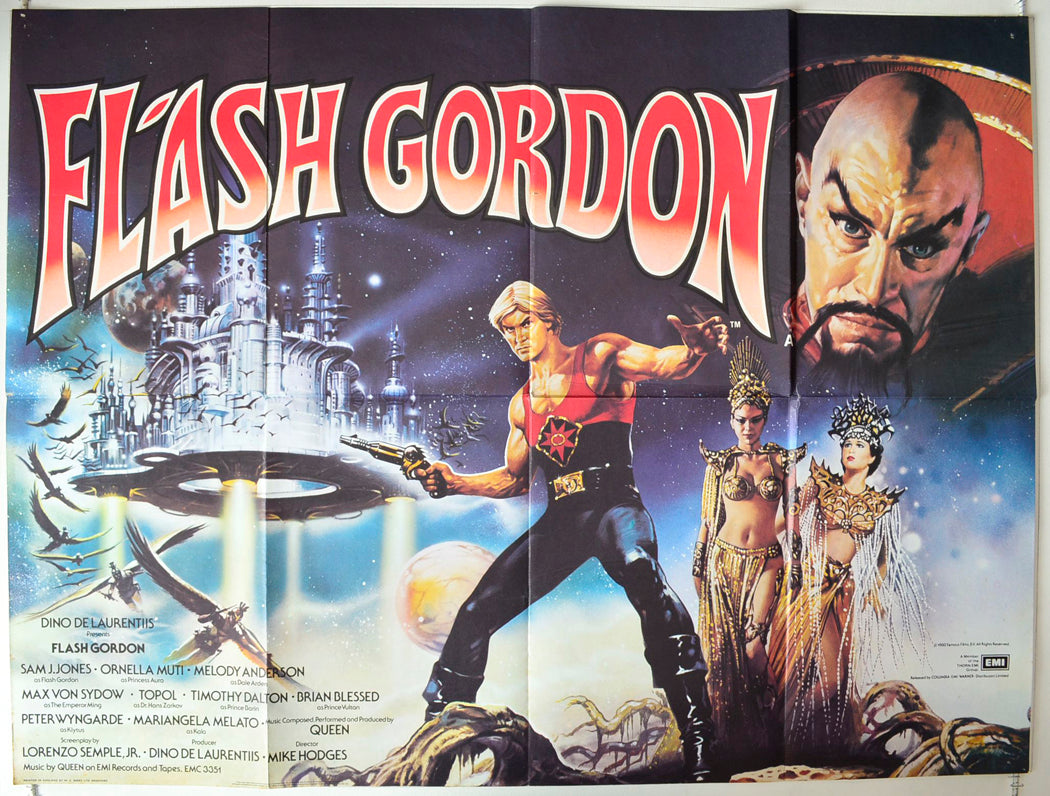 Flash Gordon   Original British Quad Poster - Movie Poster