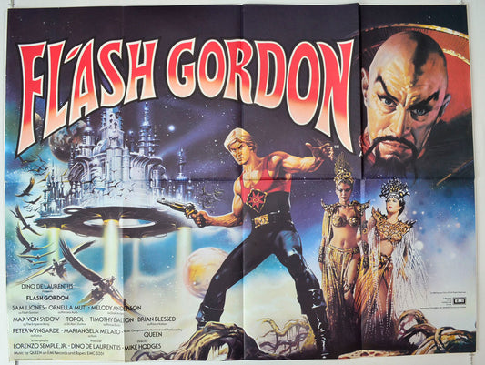 Flash Gordon   Original British Quad Poster - Movie Poster