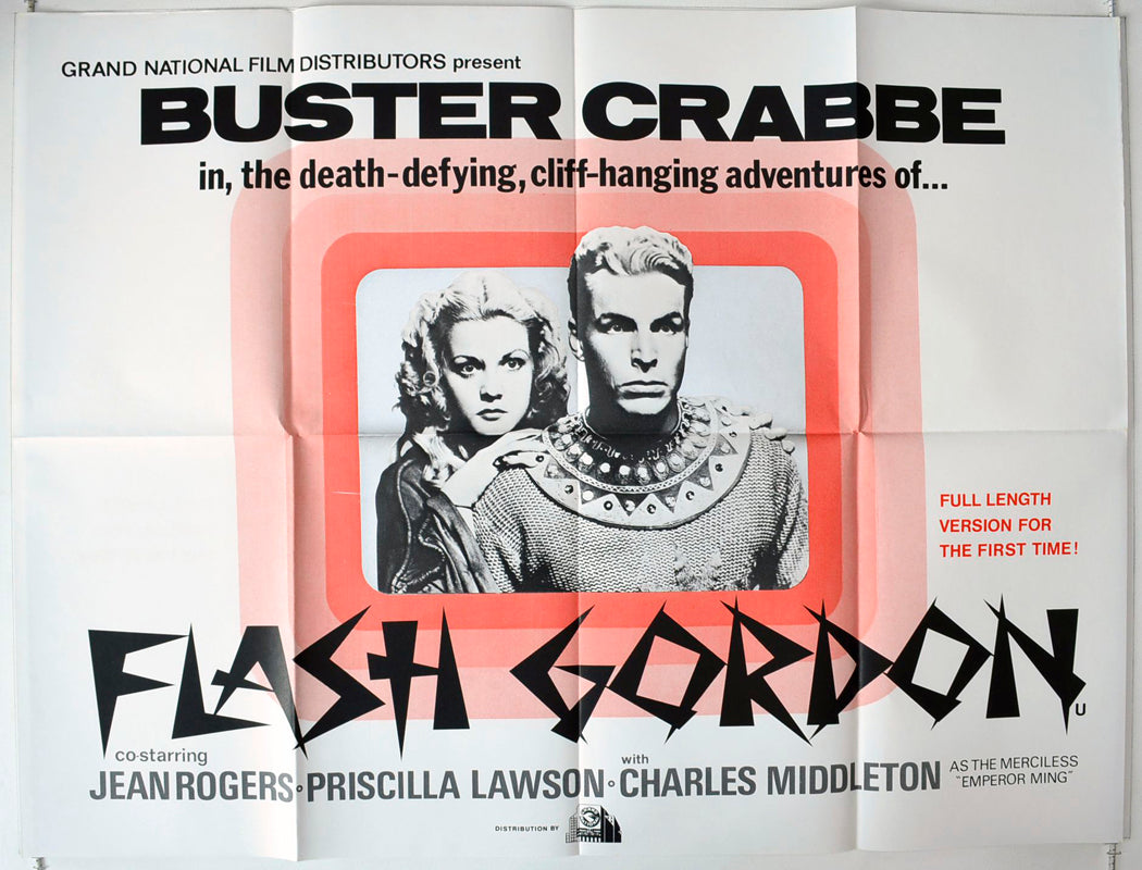 Flash Gordon Original British Quad Poster - Movie Poster