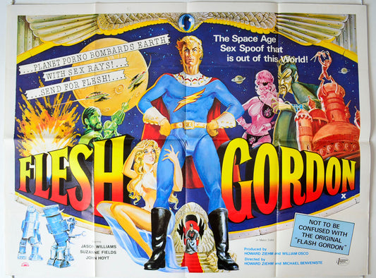 Flesh Gordon Original British Quad Poster - Movie Poster