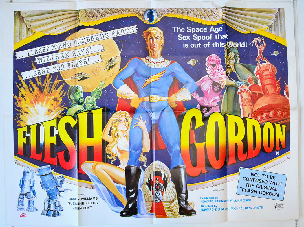 Flesh Gordon Original British Quad Poster - Movie Poster