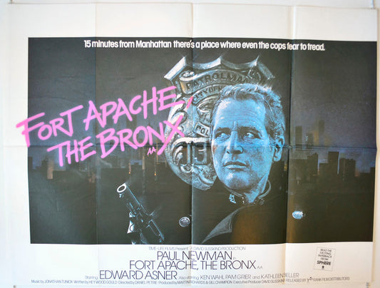 Fort Apache, The Bronx Original British Quad Poster - Movie Poster