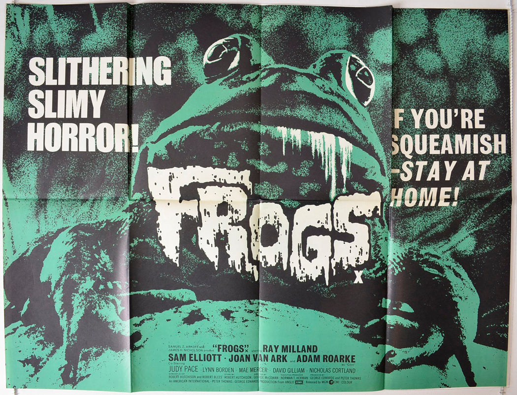 Frogs   (1st Pressing Version)  Original British Quad Poster - Movie Poster