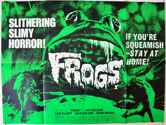 Frogs   (2nd Pressing Version)  Original British Quad Poster - Movie Poster