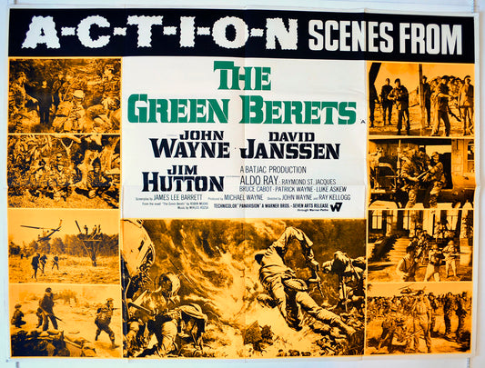 The Green Berets Original British Quad Poster - Movie Poster