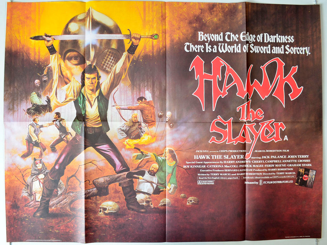 Hawk The Slayer Original British Quad Poster - Movie Poster