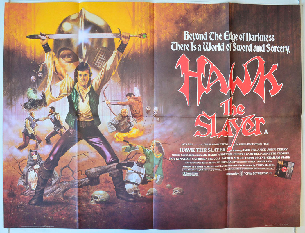 Hawk The Slayer Original British Quad Poster - Movie Poster