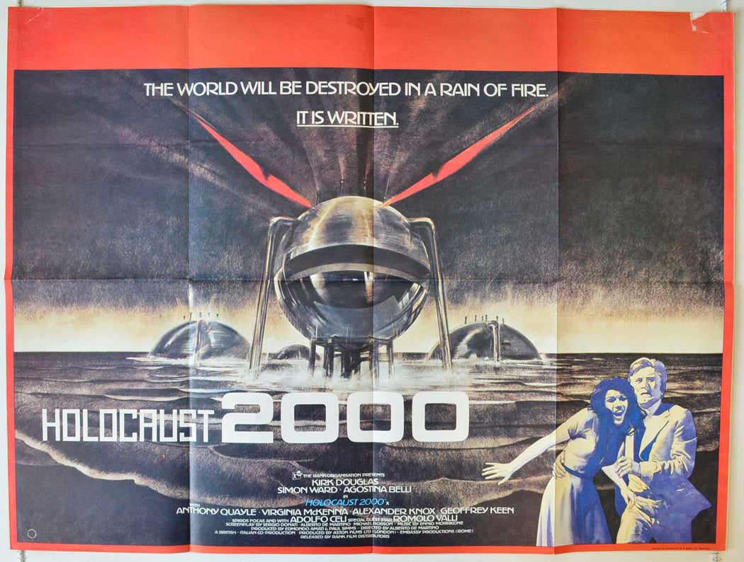 Holocaust 2000 Original British Quad Poster - Movie Poster