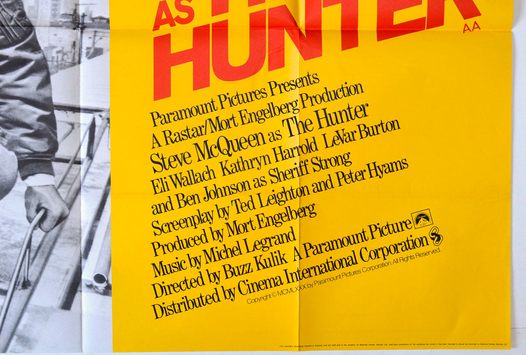 “The Hunter” Original British Quad Poster - Movie Poster