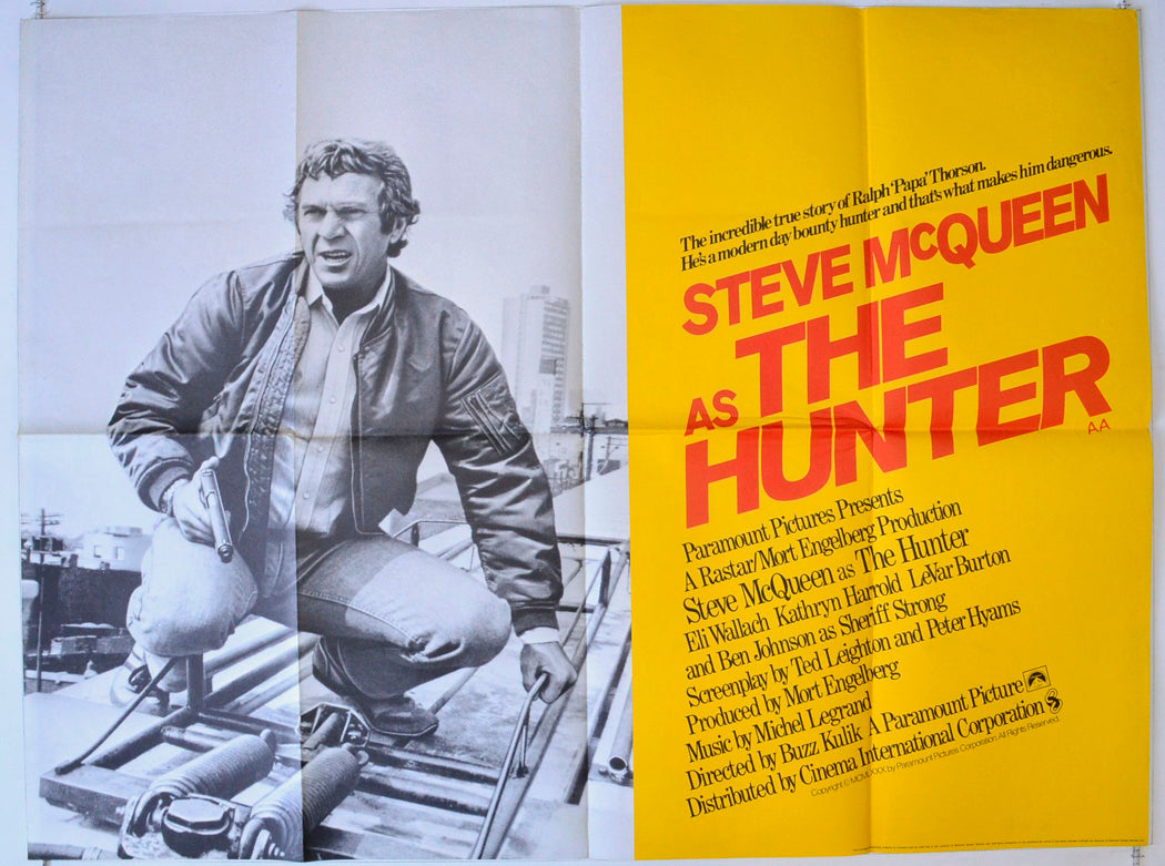 The Hunter Original British Quad Poster - Movie Poster