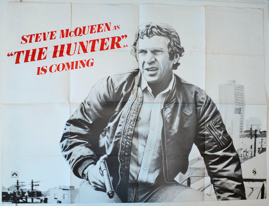 The Hunter Original British Quad Poster - Movie Poster