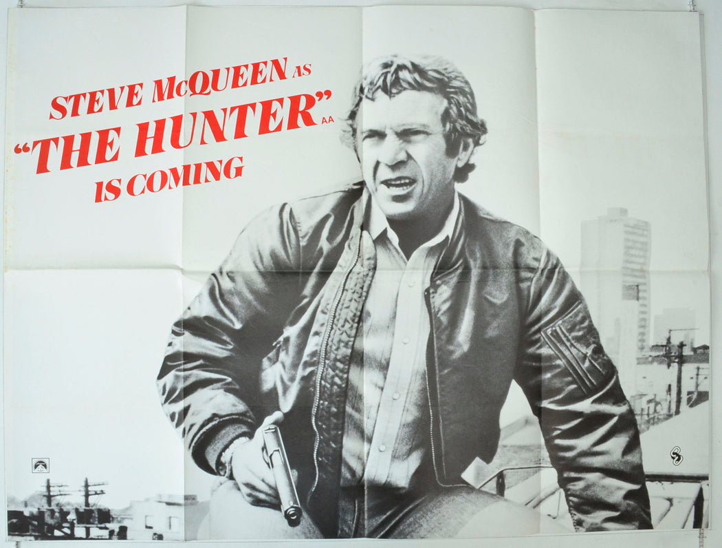 The Hunter  (Teaser / Advance Version)   Original British Quad Poster - Movie Poster