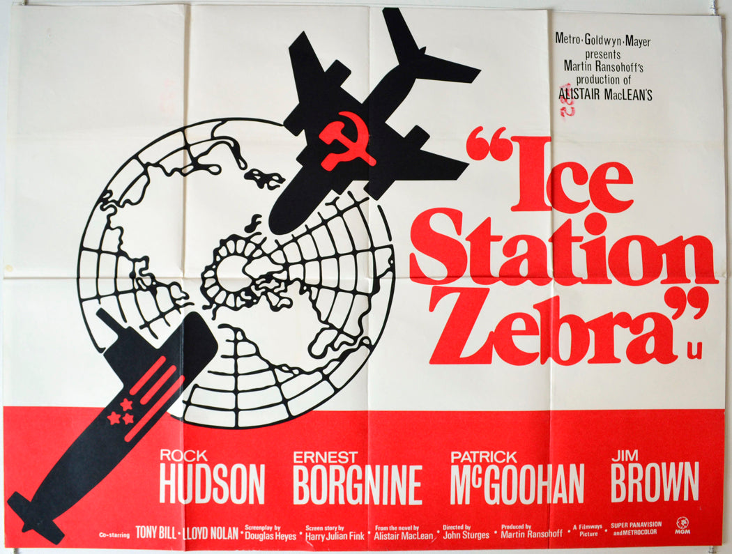 Ice Station Zebra Original British Quad Poster - Movie Poster