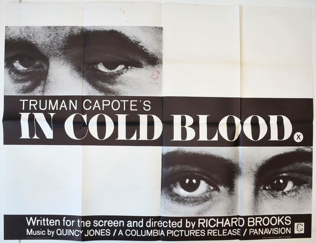 In Cold Blood Original British Quad Poster - Movie Poster