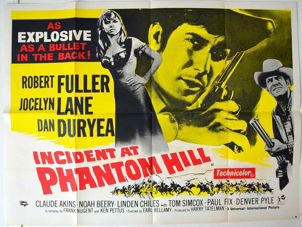 Incident At Phantom Hill Original British Quad Poster - Movie Poster