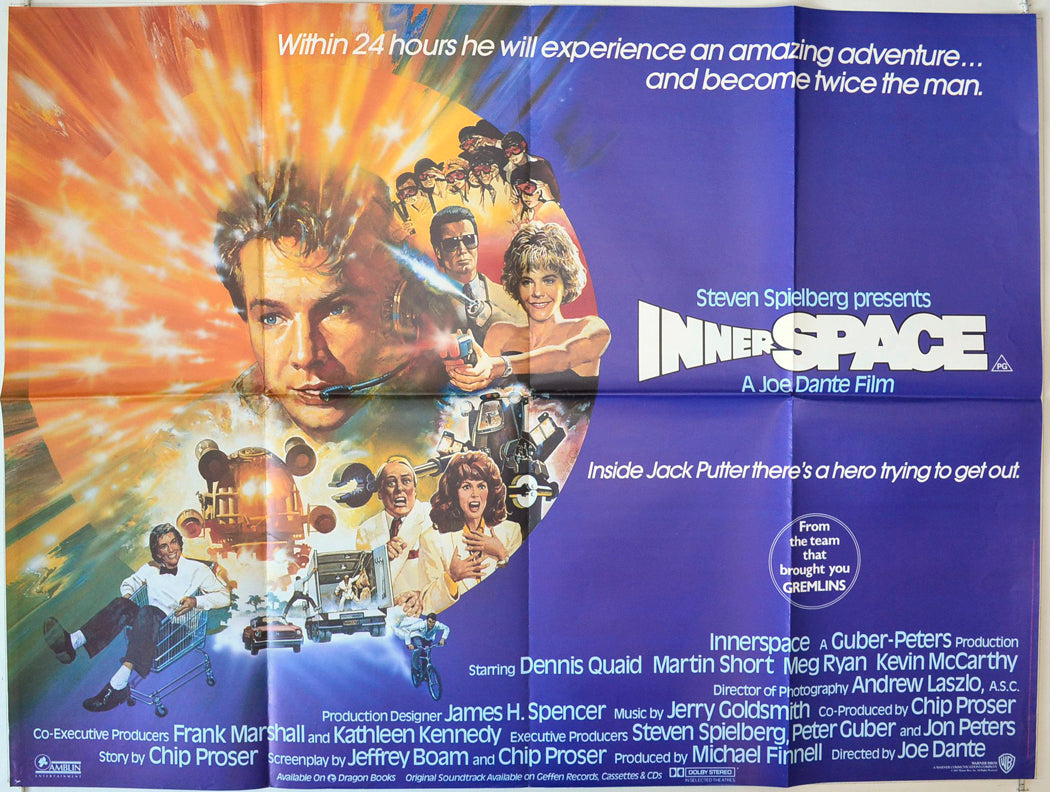 Innerspace Original British Quad Poster - Movie Poster