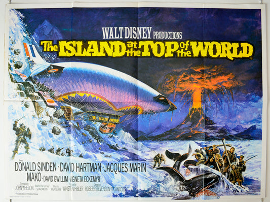 The Island At The Top Of The World Original British Quad Poster - Movie Poster