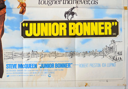 “Junior Bonner”   Original British Quad Poster - Movie Poster