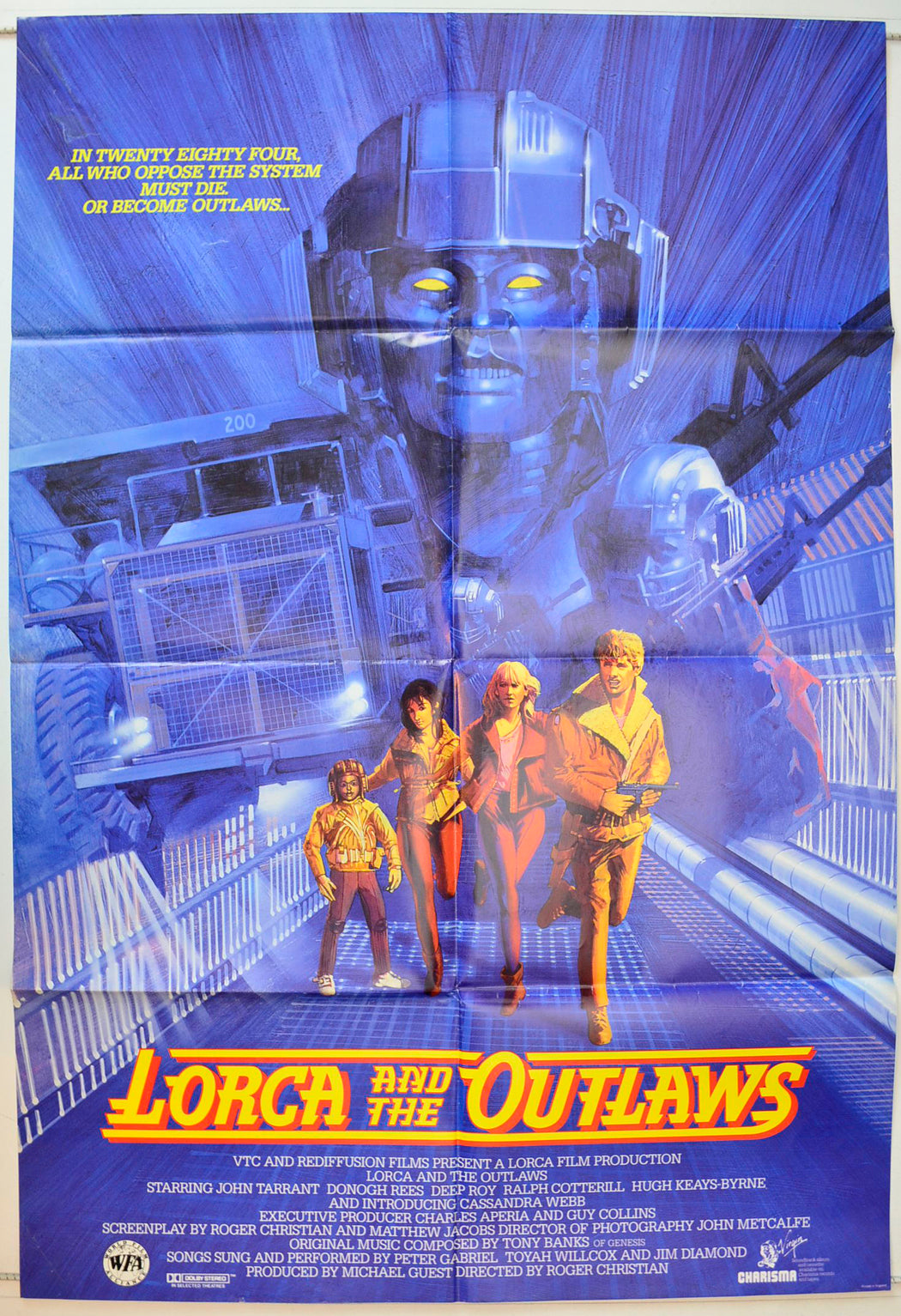 Lorca And The Outlaws   (a.k.a. 2084)  Original One Sheet Poster - Movie Poster 