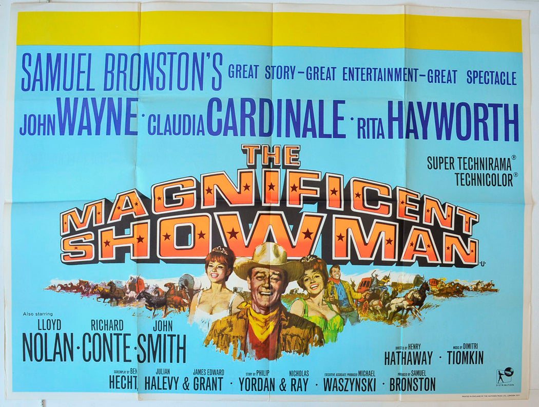 Magnificent Showman   Original British Quad Poster - Movie Poster