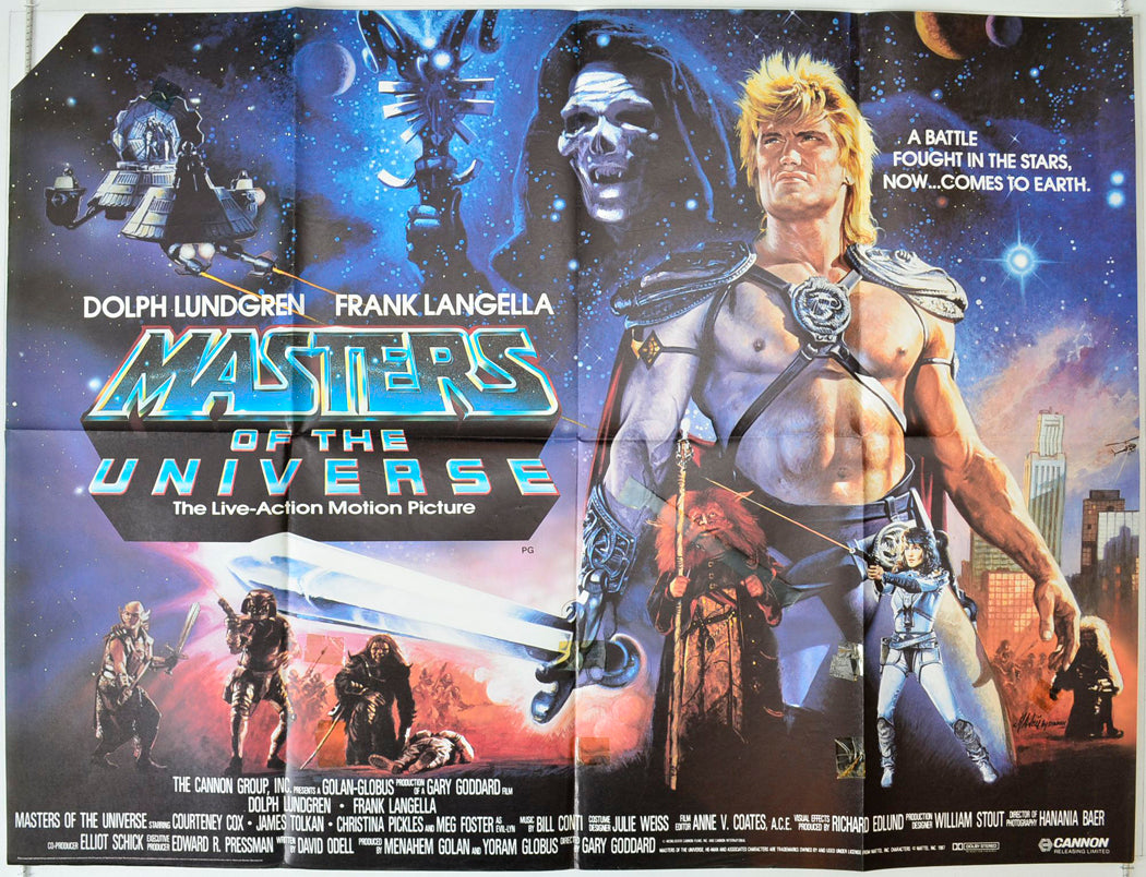 Masters Of The Universe  Original British Quad Poster - Movie Poster