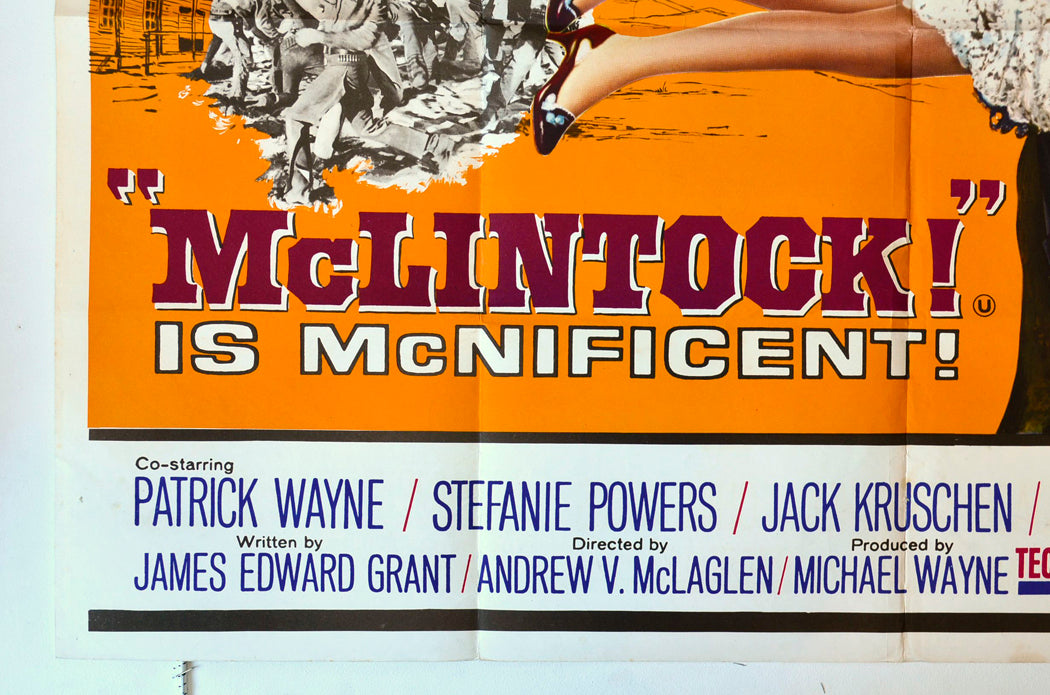 “McLintock”   Original British Quad Poster - Movie Poster