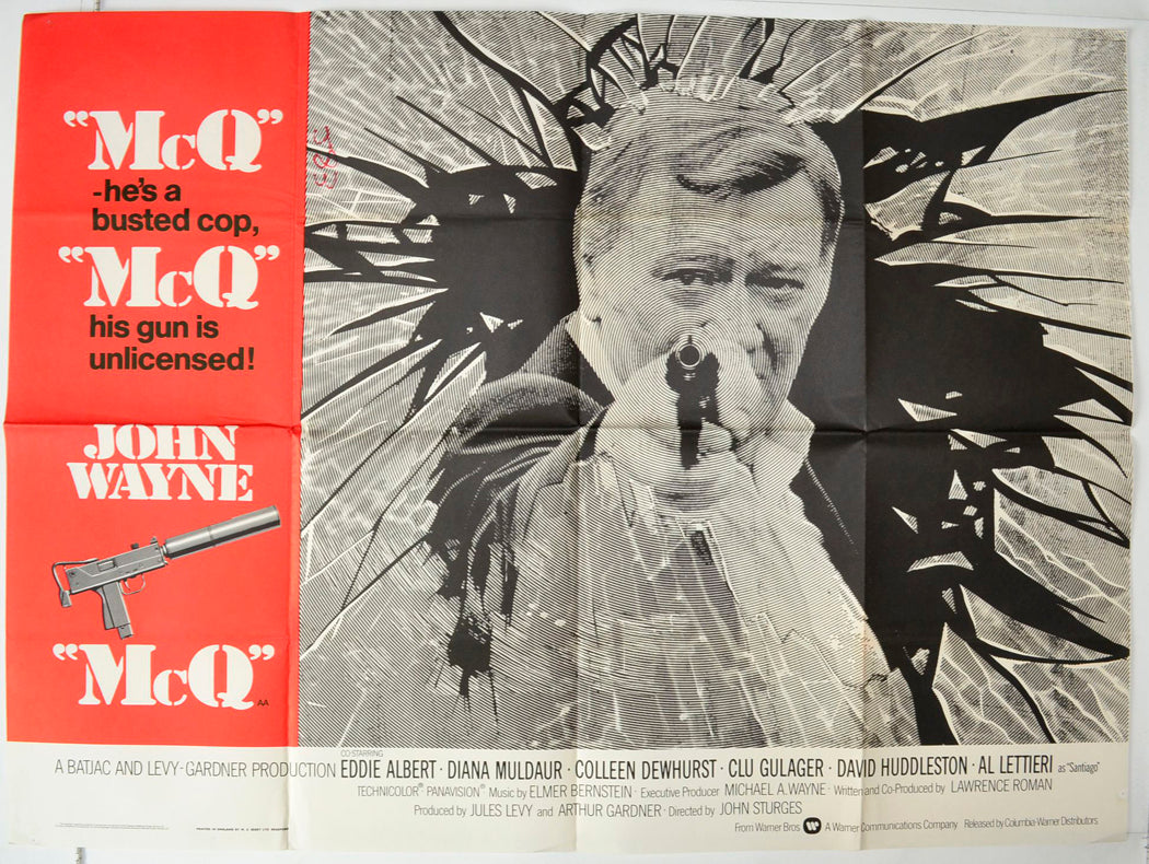 McQ Original British Quad Poster - Movie Poster